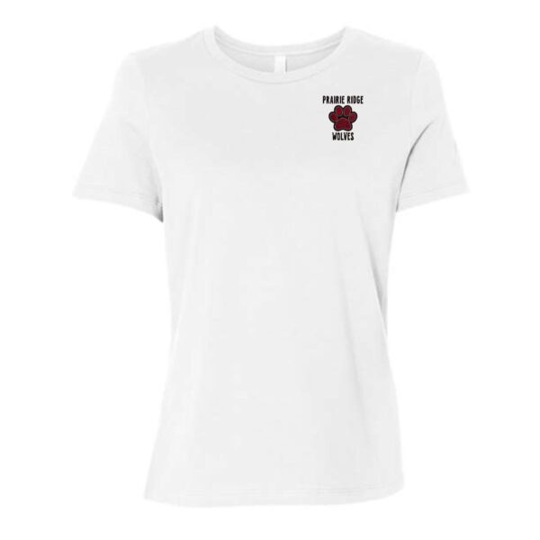 Prairie Ridge Jr. Wolves Cheerleading Ladies BELLA Relaxed Tee - Image 12