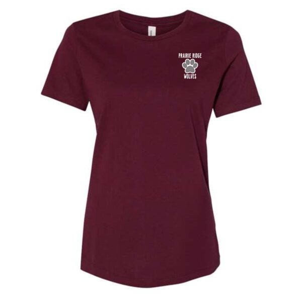 Prairie Ridge Jr. Wolves Cheerleading Ladies BELLA Relaxed Tee - Image 2