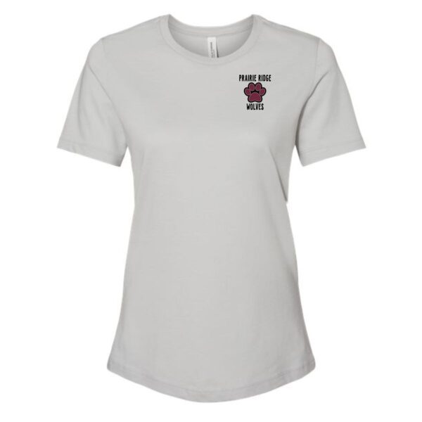 Prairie Ridge Jr. Wolves Cheerleading Ladies BELLA Relaxed Tee - Image 6