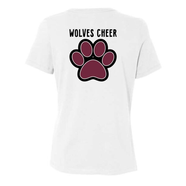 Prairie Ridge Jr. Wolves Cheerleading Ladies BELLA Relaxed Tee - Image 11