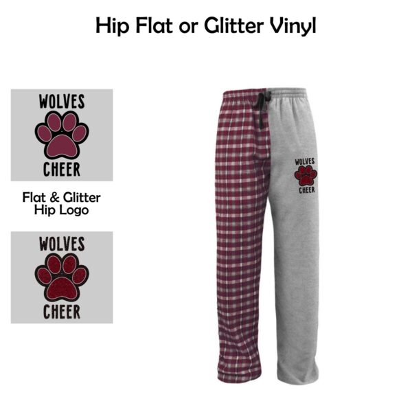 Prairie Ridge Jr. Wolves Cheerleading Adult & Youth Halftime Flannel Pant