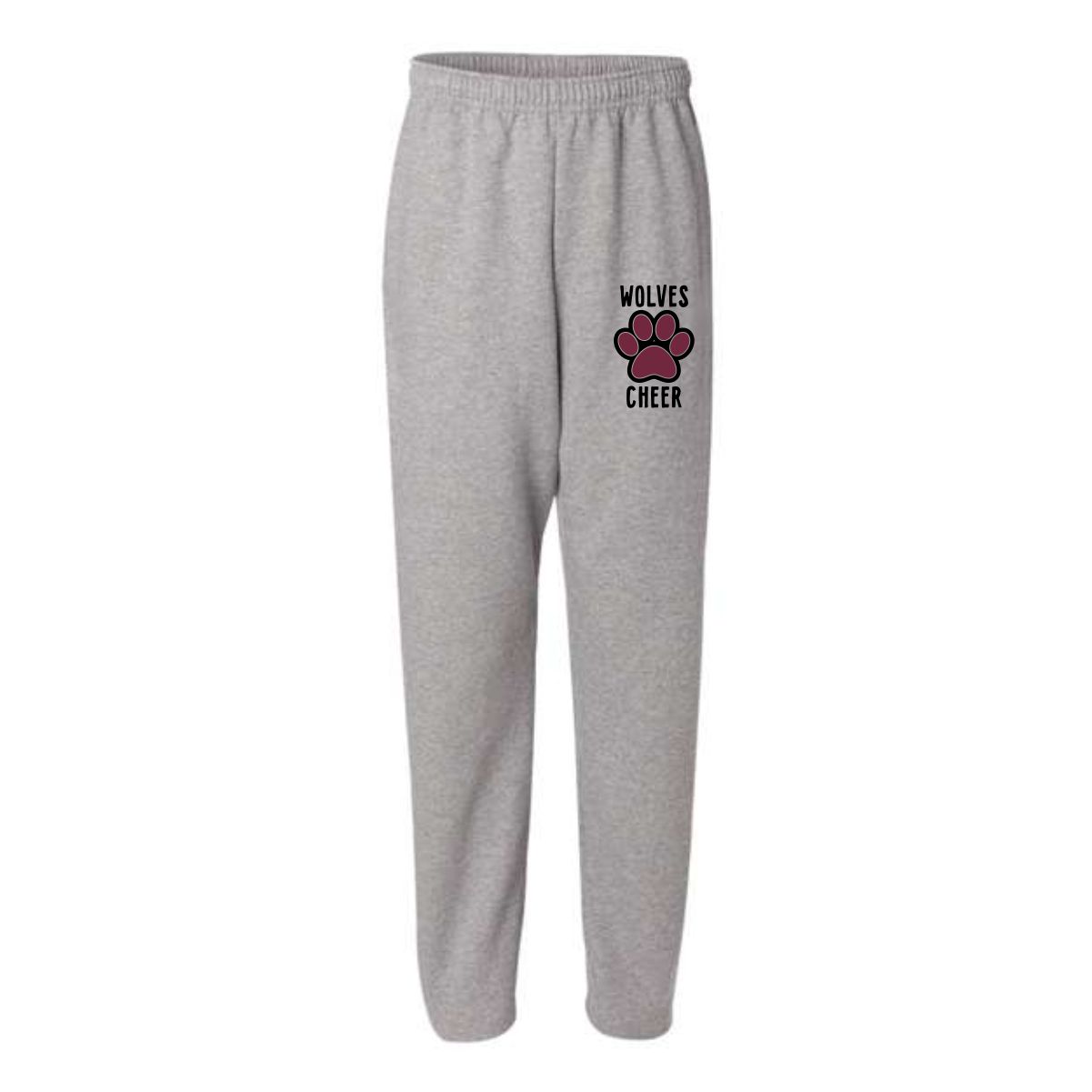 Prairie Ridge Jr. Wolves Cheerleading Adult Sweatpants with Pockets - Image 2
