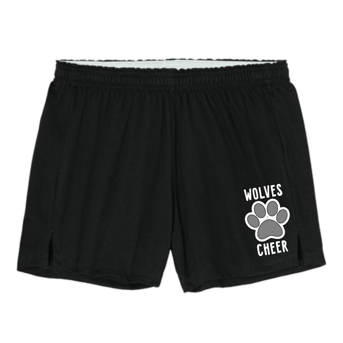 Prairie Ridge Jr. Wolves Cheerleading Ladies Jersey Knit Squad Short - Image 2