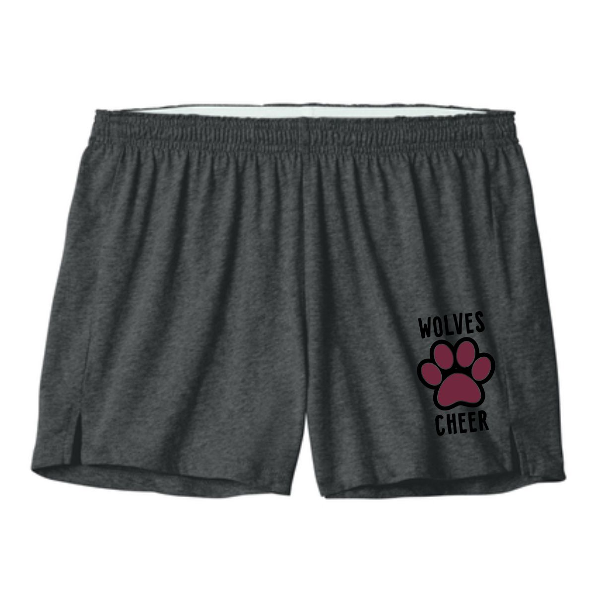 Prairie Ridge Jr. Wolves Cheerleading Ladies Jersey Knit Squad Short - Image 4