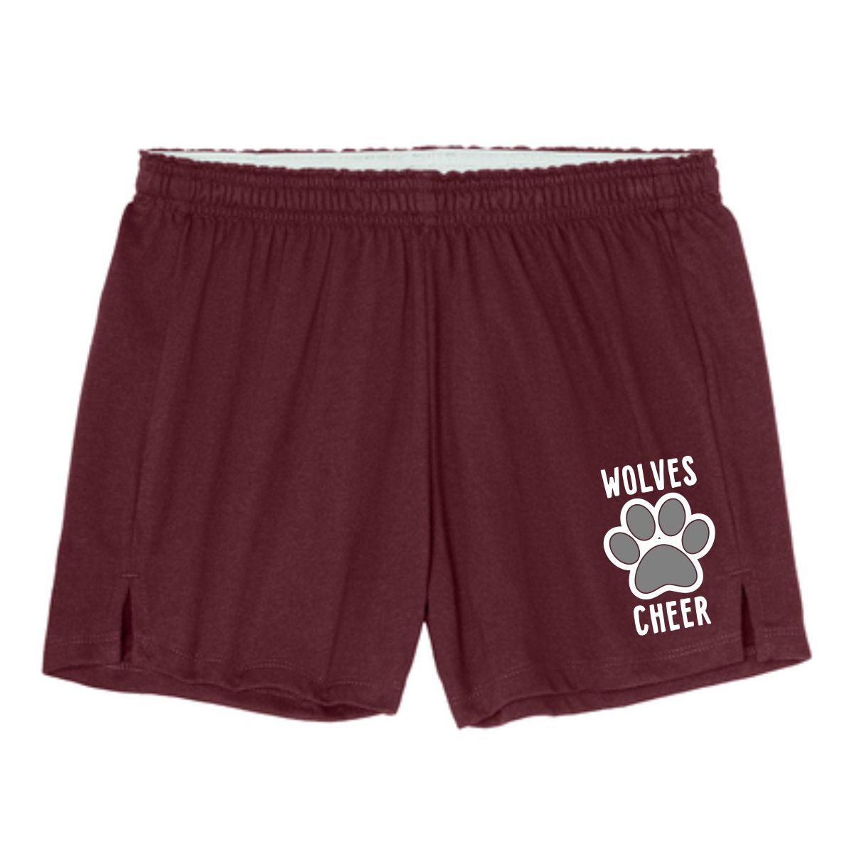 Prairie Ridge Jr. Wolves Cheerleading Ladies Jersey Knit Squad Short - Image 6