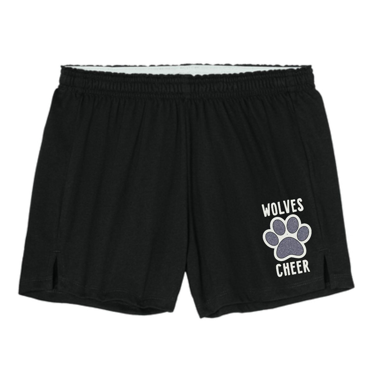 Prairie Ridge Jr. Wolves Cheerleading Ladies Jersey Knit Squad Short - Image 3