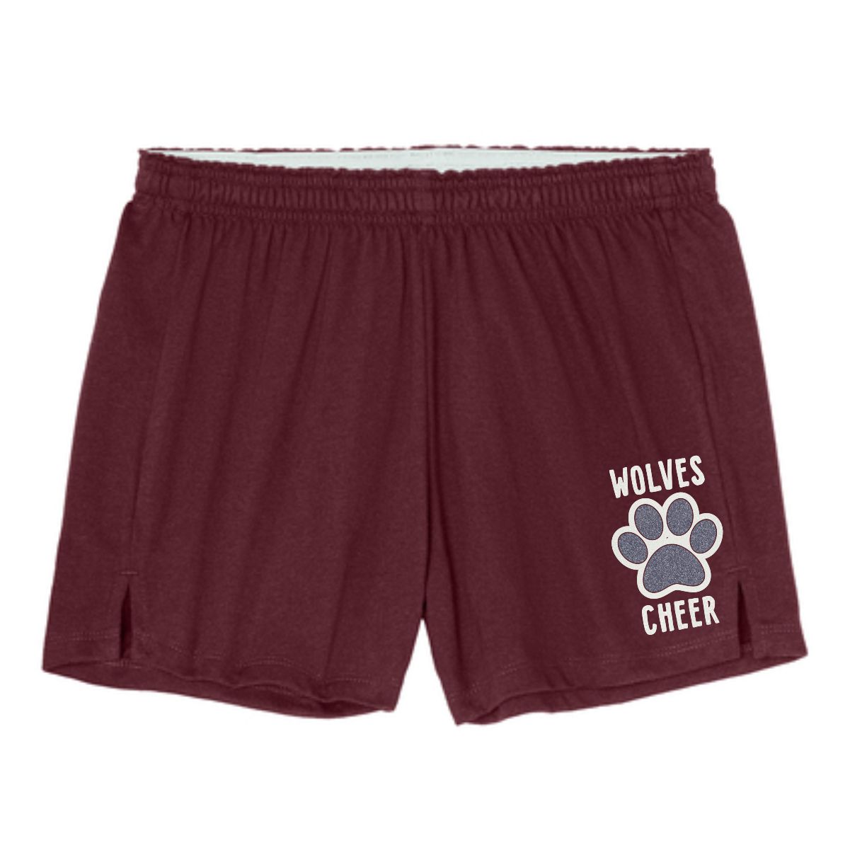 Prairie Ridge Jr. Wolves Cheerleading Ladies Jersey Knit Squad Short - Image 7