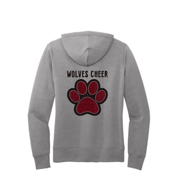 Prairie Ridge Jr. Wolves Cheerleading Ladies Hooded Sweatshirt - Image 5