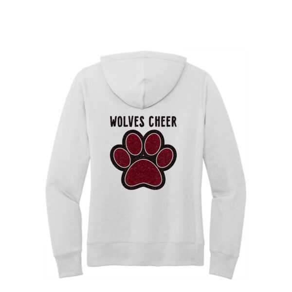 Prairie Ridge Jr. Wolves Cheerleading Ladies Hooded Sweatshirt - Image 9