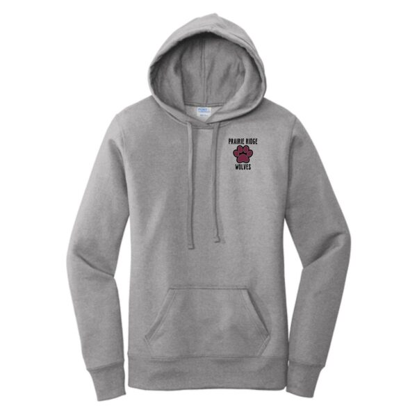 Prairie Ridge Jr. Wolves Cheerleading Ladies Hooded Sweatshirt - Image 2