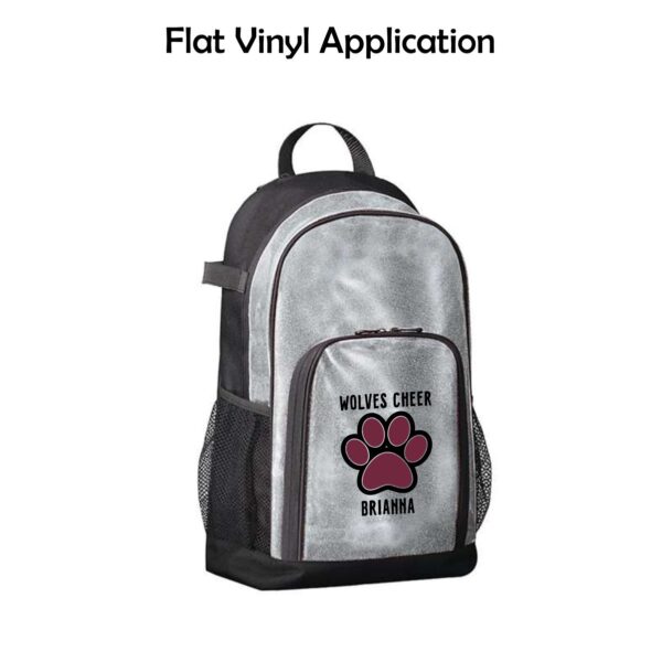 Prairie Ridge Jr. Wolves Cheerleading Glitter Backpack