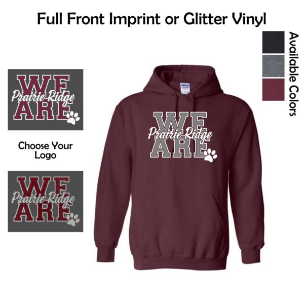 Prairie Ridge Jr. Wolves Cheerleading Adult & Youth Hoodie