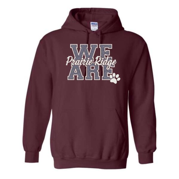 Prairie Ridge Jr. Wolves Cheerleading Adult & Youth Hoodie - Image 7