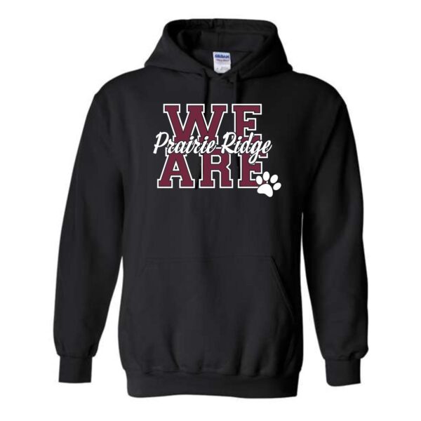 Prairie Ridge Jr. Wolves Cheerleading Adult & Youth Hoodie - Image 2