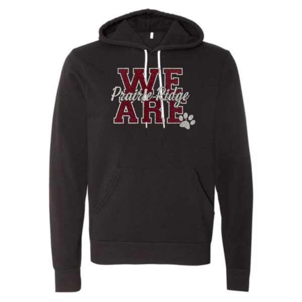 Prairie Ridge Jr. Wolves Cheerleading Adult BELLA Hoodie - Image 3