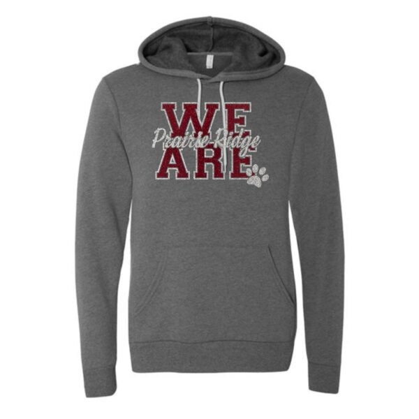 Prairie Ridge Jr. Wolves Cheerleading Adult BELLA Hoodie - Image 5