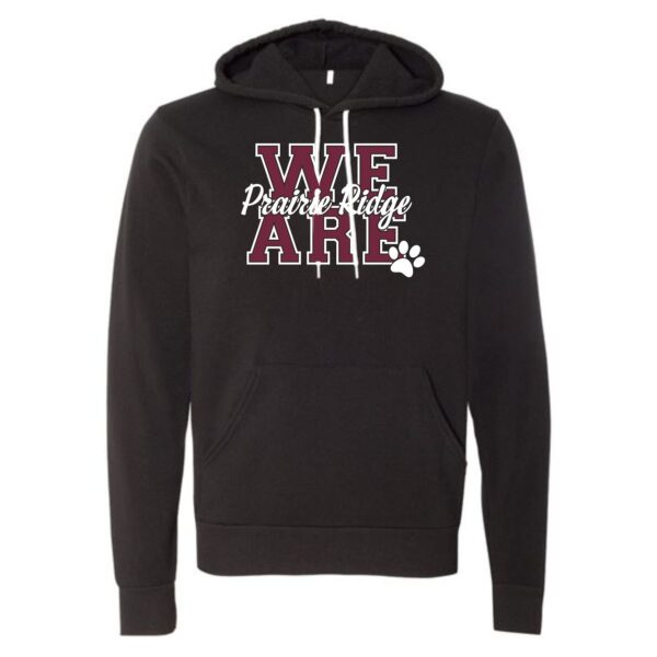 Prairie Ridge Jr. Wolves Cheerleading Adult BELLA Hoodie - Image 2