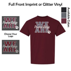 Prairie Ridge Jr. Wolves Cheerleading Adult & Youth T-Shirt