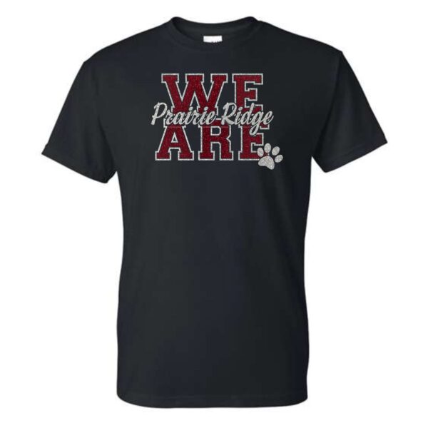 Prairie Ridge Jr. Wolves Cheerleading Adult & Youth T-Shirt - Image 3