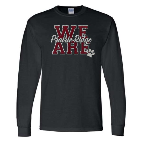 Prairie Ridge Jr. Wolves Cheerleading Adult Long Sleeve T-Shirt - Image 3