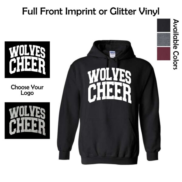 Prairie Ridge Jr. Wolves Cheerleading Adult & Youth Hoodie