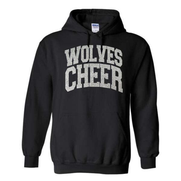 Prairie Ridge Jr. Wolves Cheerleading Adult & Youth Hoodie - Image 3