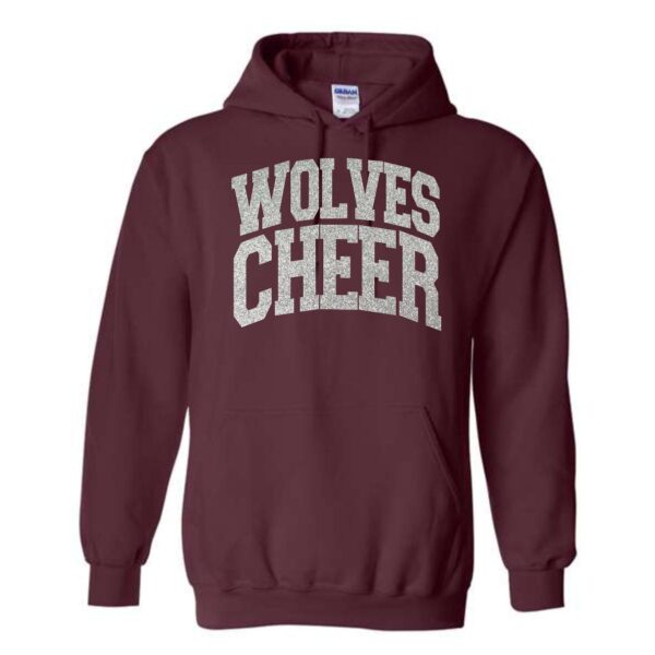 Prairie Ridge Jr. Wolves Cheerleading Adult & Youth Hoodie - Image 7