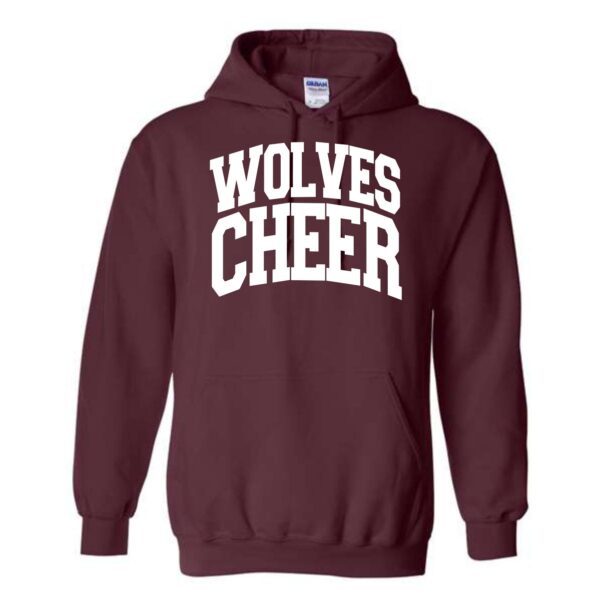 Prairie Ridge Jr. Wolves Cheerleading Adult & Youth Hoodie - Image 6