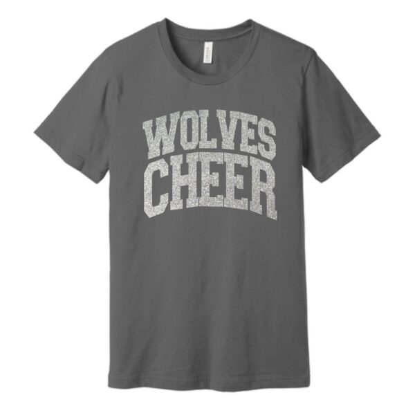 Prairie Ridge Jr. Wolves Cheerleading Adult & Youth BELLA Tee - Image 3