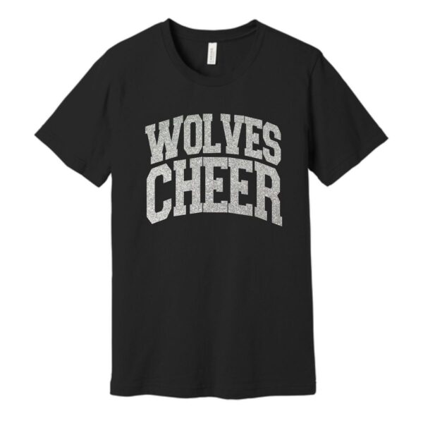 Prairie Ridge Jr. Wolves Cheerleading Adult & Youth BELLA Tee - Image 5