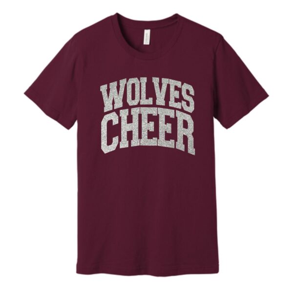 Prairie Ridge Jr. Wolves Cheerleading Adult & Youth BELLA Tee - Image 7