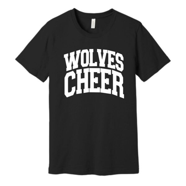 Prairie Ridge Jr. Wolves Cheerleading Adult & Youth BELLA Tee - Image 4