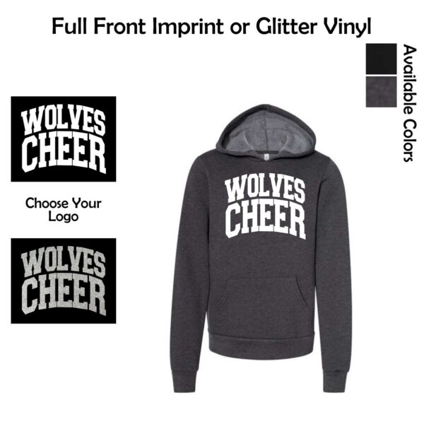 Prairie Ridge Jr. Wolves Cheerleading Youth BELLA Hoodie