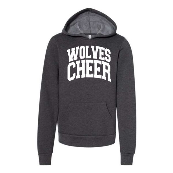 Prairie Ridge Jr. Wolves Cheerleading Youth BELLA Hoodie - Image 4