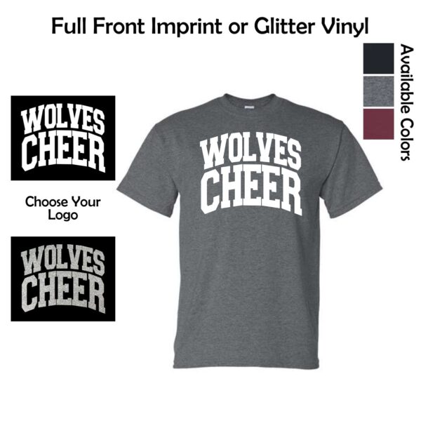 Prairie Ridge Jr. Wolves Cheerleading Adult & Youth T-Shirt