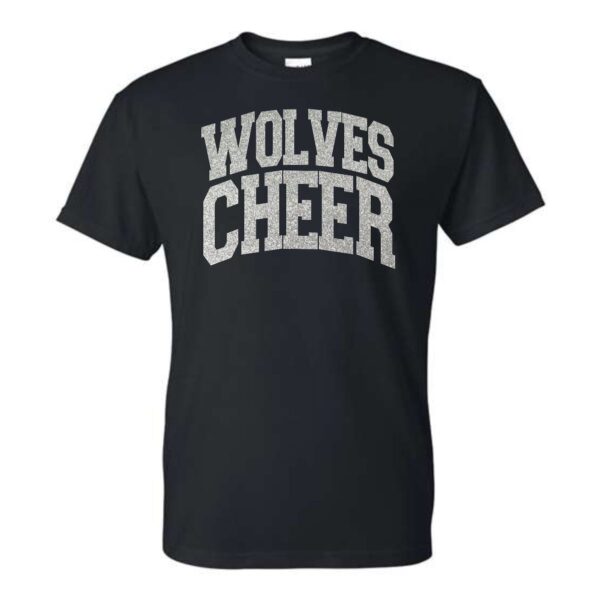 Prairie Ridge Jr. Wolves Cheerleading Adult & Youth T-Shirt - Image 3