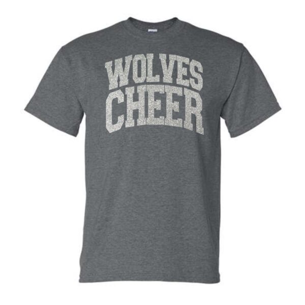 Prairie Ridge Jr. Wolves Cheerleading Adult & Youth T-Shirt - Image 5