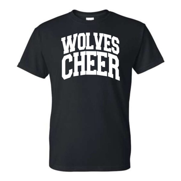 Prairie Ridge Jr. Wolves Cheerleading Adult & Youth T-Shirt - Image 2