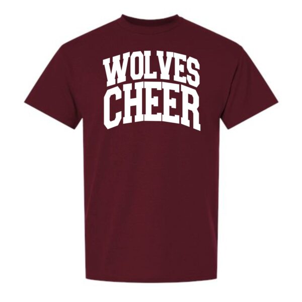 Prairie Ridge Jr. Wolves Cheerleading Adult & Youth T-Shirt - Image 6