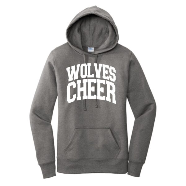 Prairie Ridge Jr. Wolves Cheerleading Ladies Hooded Sweatshirt - Image 2