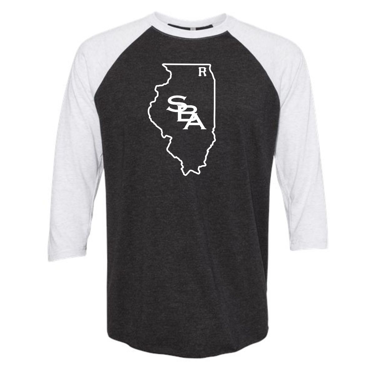SBA Raiders Adult Triblend Three-Quarter Raglan T-Shirt - Image 2
