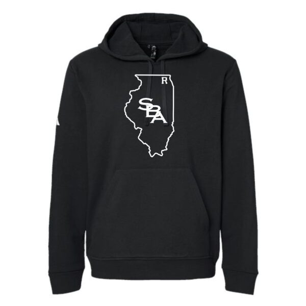 SBA Raiders Adult Adidas Hooded Sweatshirt - Image 2