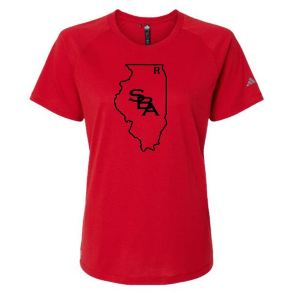 SBA Raiders Ladies Adidas Ladies T-Shirt - Image 3