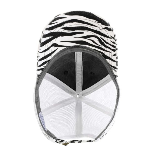 SBA Raiders Ladies Printed Visor with Mesh Back Cap - Image 6