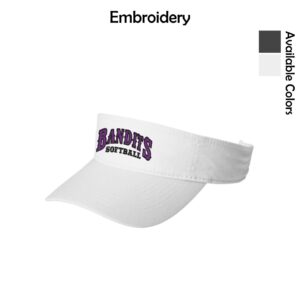 Bandits Softball Fashion Visor