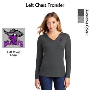 Bandits Softball Ladies Long Sleeve Hoodie