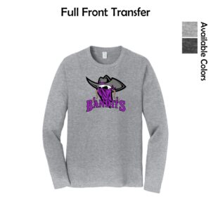 Bandits Softball Adult Long Sleeve Tee