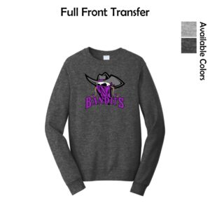 Bandits Softball Adult Crewneck Sweatshirt