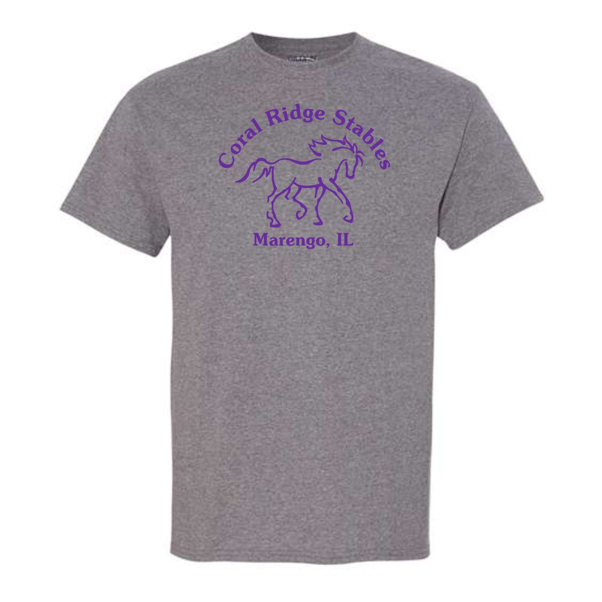 Coral Ridge Stables DryBlend Tee with Full Front Imprint - Image 3