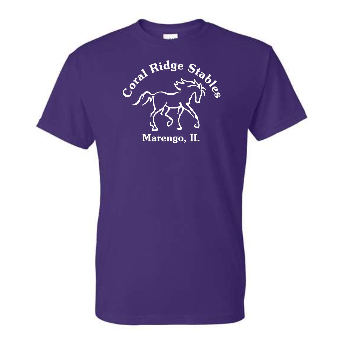 Coral Ridge Stables DryBlend Tee with Full Front Imprint - Image 5
